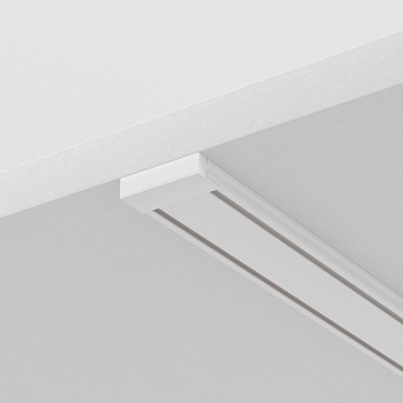 Шинопровод 1м Radity с заглушками в комплекте накладной белый