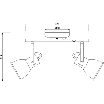 Спот Arte Lamp JOVI A1677PL-2WH