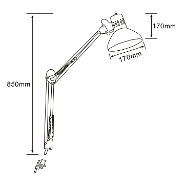 Офисная настольная лампа Arte Lamp SENIOR A6068LT-1SS