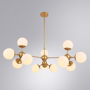 Люстра на штанге Arte Lamp BOLLA A1664SP-12GO