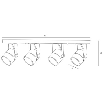 Спот Arte Lamp MIZAR A1311PL-4WH