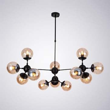 Люстра на штанге Arte Lamp BOLLA A1664SP-12BK