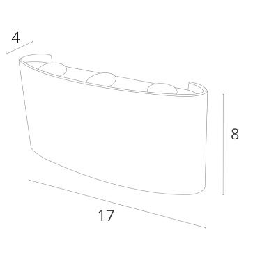 Фасадный светильник Arte Lamp BOSTO A3722AL-2WH