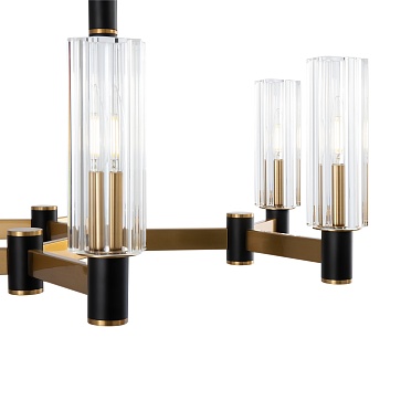 Люстра FR5167PL-06BS Freya Modern Ambra
