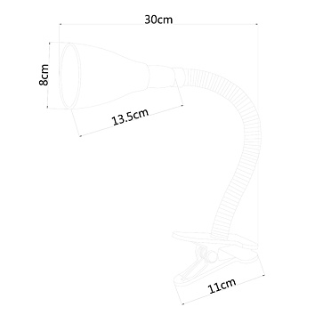 Офисная настольная лампа Arte Lamp CORD A1210LT-1WH