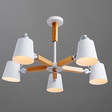 Люстра на штанге Arte Lamp OSCAR A7141PL-5WH