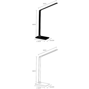 Офисная настольная лампа Arte Lamp EDWARD A5126LT-1WH
