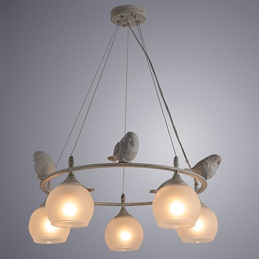 Подвесная люстра Arte Lamp GEMELLI A2150SP-5WG