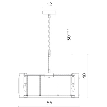 Подвесная люстра Divinare ELLIOT 7304/04 SP-8