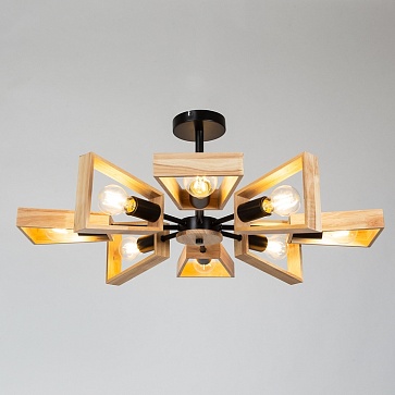 Люстра на штанге Arte Lamp BRUSSELS A8030PL-8BK