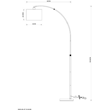 Торшер Arte Lamp PAOLO A4060PN-1CC