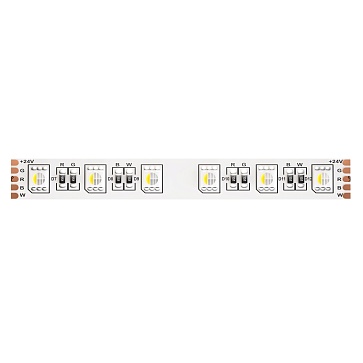 Светодиодная лента 24В 5050 19,2Вт/м RGBW 6000K 5м IP20