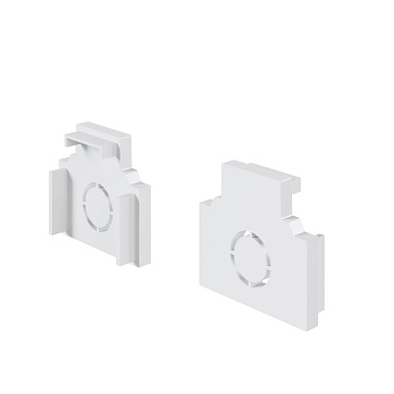 Заглушки для встраиваемого низкопрофильного шинопровода Exility 2шт.