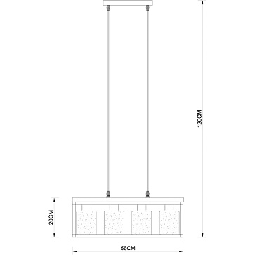 Подвесной светильник Arte Lamp DUBLIN A7025SP-4BK