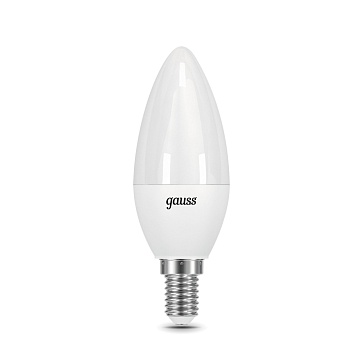 Светодиодная лампа Gauss Свеча 7W 520Lm 3000K E14 103101107103101107_GAUSS