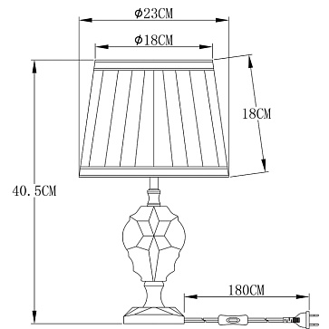 Декоративная настольная лампа Arte Lamp CAPELLA A4024LT-1CC